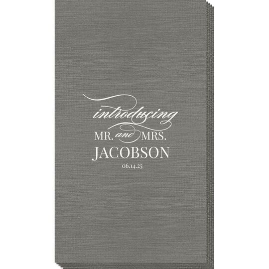 Introducing Mr. and Mrs. Bamboo Luxe Guest Towels